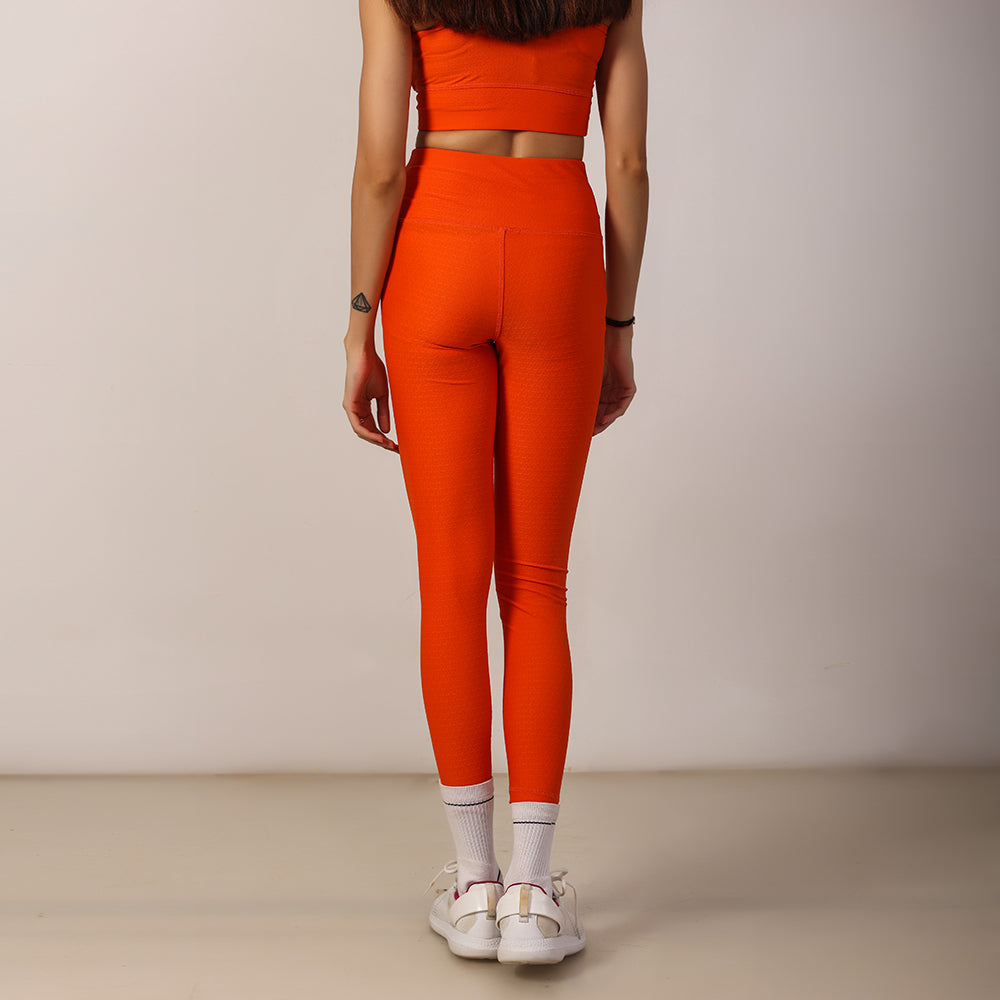 Tangerine - All Day leggings (Textured)